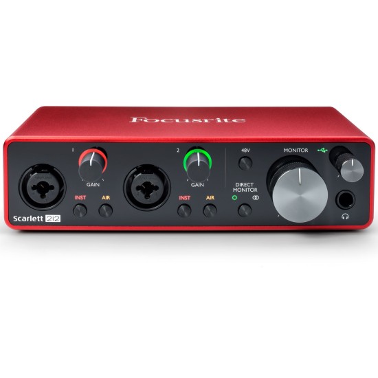 Focusrite Scarlett 2i2 USB-C Audio Interface (3rd Generation)
